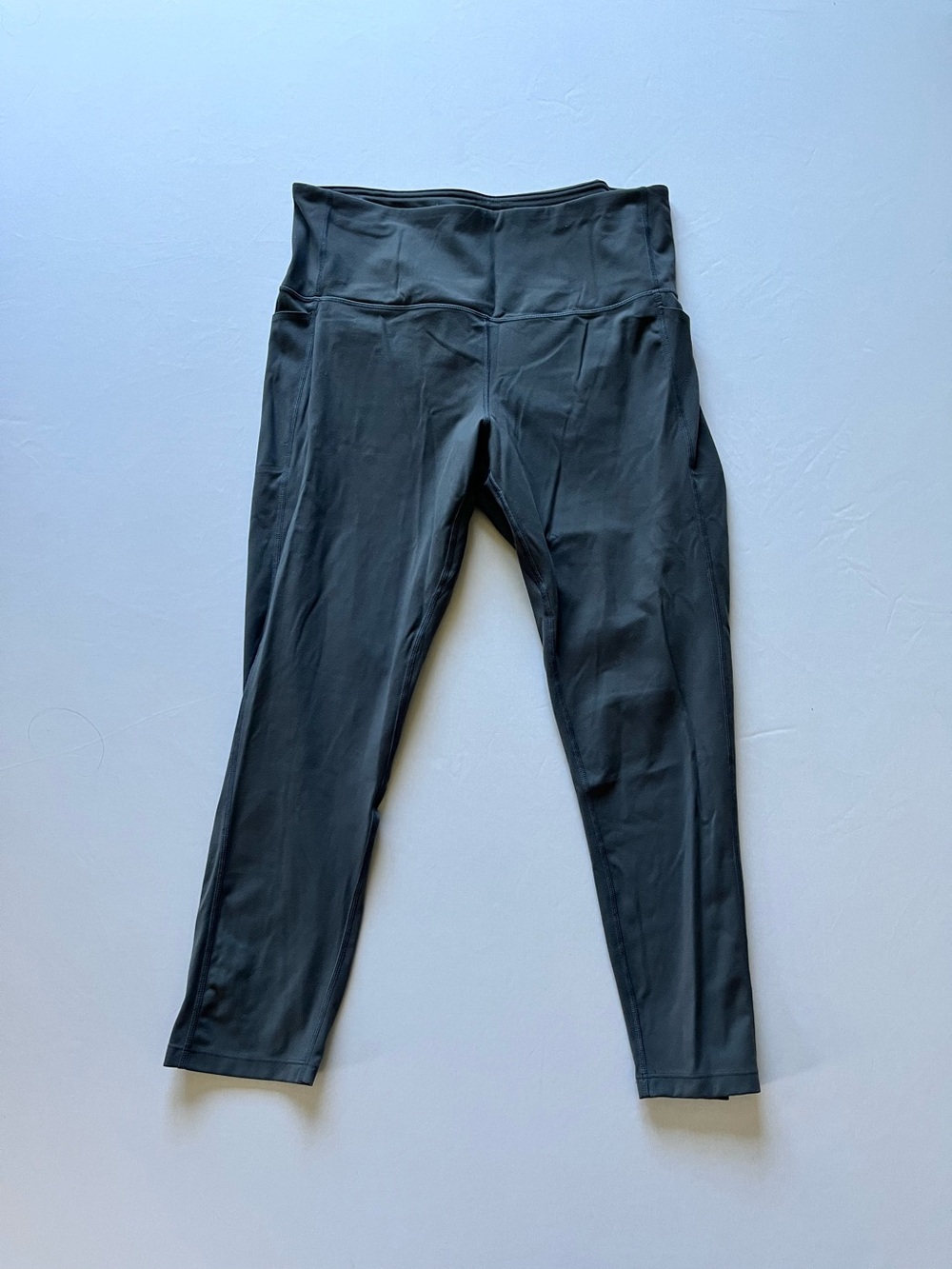 FLX High Rise Affirmation 7/8 Pocket Leggings XXL Storm Abyss Dark Gray Plus